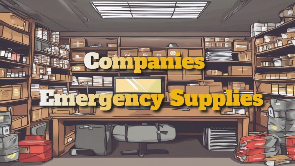 companies emergency supplies